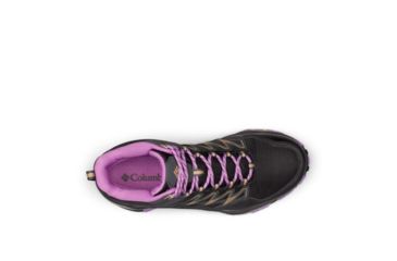 Image of Columbia Wayfinder Mid Outdry Hiking Boots - Womens, Black, Warm Gold, Medium, 7, 1827071012-7