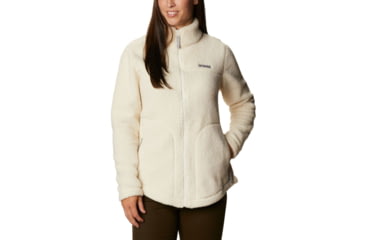 Image of Columbia West Bend Full Zip Fleece Jacket - Womens, Chalk, Extra Small, 1939901191ChalkXS