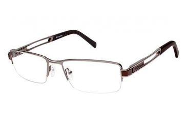 Image of Columbia WEST ELK Single Vision Prescription Eyeglasses - Frame PEWTER/BLACK, Size 55/18mm CBWESTELK01