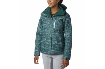Image of Columbia Whirlibird III Interchange Jacket, Dark Ivy Camo Print, XL - Womens, 1801151399-XL