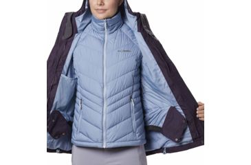 Image of Columbia Whirlibird III Interchange Jacket, Dark Plum Crossdye, XL - Womens, 1801151506-XL