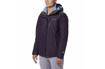 Image of Columbia Whirlibird III Interchange Jacket, Dark Plum Crossdye, XL - Womens, 1801151506-XL