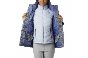 Image of Columbia Whirlibird III Interchange Jacket, Faded Sky Camo Print, XL - Womens, 1801151467-XL