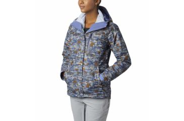 Image of Columbia Whirlibird III Interchange Jacket, Faded Sky Camo Print, XL - Womens, 1801151467-XL