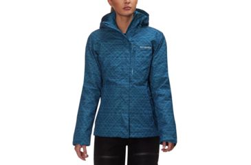 Image of Columbia Whirlibird III Interchange Jacket, Lagoon Diamonds Print, M - Womens, 1801151458-M