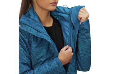 Image of Columbia Whirlibird III Interchange Jacket, Lagoon Diamonds Print, M - Womens, 1801151458-M