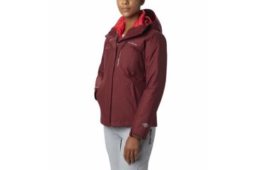 Image of Columbia Whirlibird III Interchange Jacket, Rich Wine Crossdye, Extra Small - Womens, 1801151624-XS