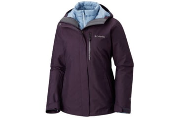 Image of Columbia Whirlibird III Interchange Jacket - Womens, Dark Plum Crossdye, Large, 1801151506-L