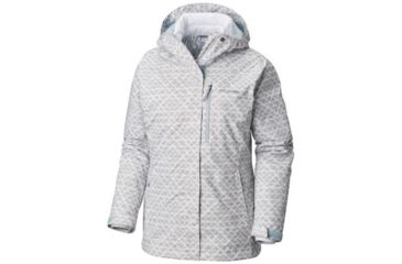 Image of Columbia Whirlibird III Interchange Jacket - Womens, White Diamonds Print, Small, 1801151100-S