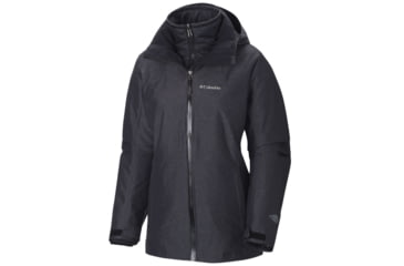 Image of Columbia Whirlibird Interchange Jacket - Women's-Black Cross Dye-Medium