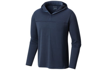 Image of Columbia Whiskey Point Hooded Shirt - Mens, Carbon, S 1768751469S