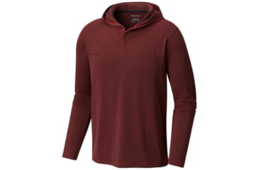 Image of Columbia Whiskey Point Hooded Shirt - Mens, Red Element, L 1768751611L