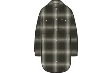 Image of Columbia Wildest Venture Long Fleece Coat - Womens, Greenscape Blurred Ombre, Small, 2136171-366-S