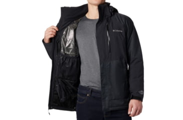 Image of Columbia Wildside Jacket, Black, Charcoal Heather, 2XL - Mens, 1798682010-XXL