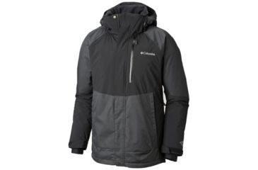 Image of Columbia Wildside Jacket - Mens, Black/Charcoal Heather, Medium, 1798682010-M