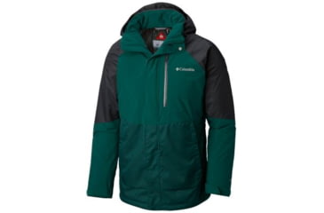 Image of Columbia Wildside Jacket - Mens, Dark Ivy/Charcoal Heather, Medium, 1798682398-M