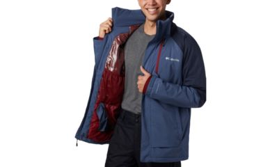 Image of Columbia Wildside Jacket - Mens, Dark Mountain, Collegiate Navy Heather, Small, 1798682479-S