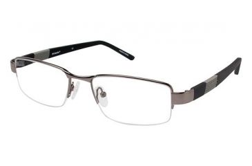 Image of Columbia WILLIAMS MOUNT Progressive Prescription Eyeglasses - Frame GUN/BLACK, Size 52/18mm CBWILLIAMSMT02
