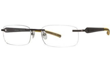 Image of Columbia Wrangell Single Vision Prescription Eyeglasses - Frame Brown/Yellow, Size 52/18mm CBWRANGELL01