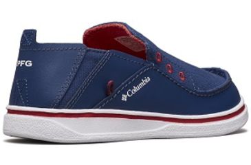 Image of Columbia Youth Bahama PFG Shoes, Carbon/Intense Red, Medium, 1, 1826931469-1