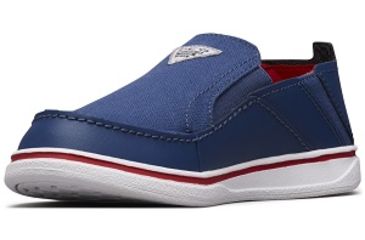 Image of Columbia Youth Bahama PFG Shoes, Carbon/Intense Red, Medium, 1, 1826931469-1