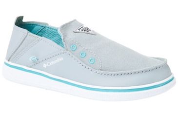 Image of Columbia Youth Bahama PFG Shoes, Earl Grey/Geyser, Medium, 2, 1826931025-2
