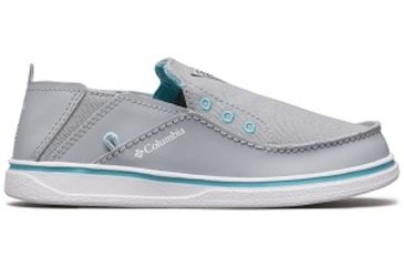 Image of Columbia Youth Bahama PFG Shoes, Earl Grey/Geyser, Medium, 2, 1826931025-2