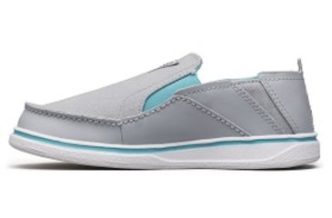 Image of Columbia Youth Bahama PFG Shoes, Earl Grey/Geyser, Medium, 2, 1826931025-2