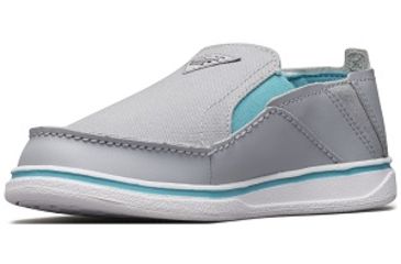 Image of Columbia Youth Bahama PFG Shoes, Earl Grey/Geyser, Medium, 2, 1826931025-2