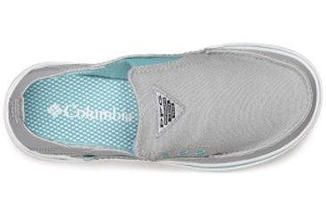 Image of Columbia Youth Bahama PFG Shoes, Earl Grey/Geyser, Medium, 2, 1826931025-2