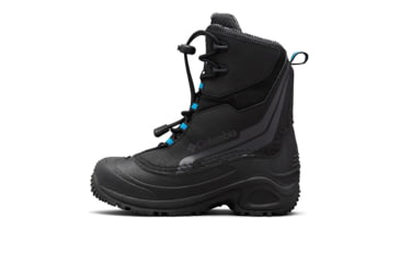 Image of Columbia Youth Bugaboot Plus IV Omni-Heat Boot - Boys, Black/Hyper Blue, 2 US, Medium, 1790071010-2