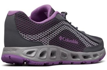 Image of Columbia Childrens Drainmaker IV Boat Shoes, Graphite/Northern Lights, Medium, 11, 1826921054-11
