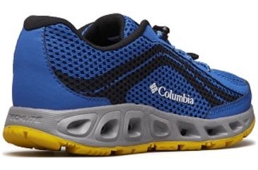 Image of Columbia Childrens Drainmaker IV Boat Shoes, Stormy Blue/Deep Yellow, Medium, 12, 1826921426-12