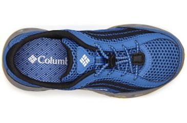 Image of Columbia Childrens Drainmaker IV Boat Shoes, Stormy Blue/Deep Yellow, Medium, 12, 1826921426-12