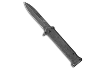 Image of Combat Ready Combat Ready Anlace Liner Lock Knife 3.5" Black Stonewash CBR345, Black, Stainless Steel, adult, BHQ-42792