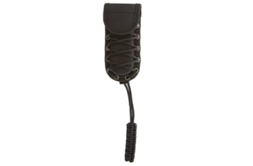 Image of Combat Ready Sheath For Folder, Sheath Fits Up To 5in Closed Folder, Black Nylon Construction w/ Black Braided Paracord Trim And Lanyard, P0139W