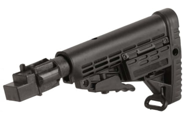 Image of Command Arms Accessories Caa - Ak47 6 Pos Polymer Stock Tube/stamped Receivers, Black - AKTSPCBS