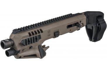 Image of CAA Micro Roni Stabilizer Pistol Carbine Conversion for Glock - Non NFA, Glock 17/22/31, Green, MIC-RONI-STAB17-02