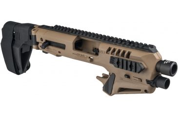 Image of CAA Micro Roni Stabilizer Pistol Carbine Conversion for Glock - Non NFA, Glock 17/22/31, Tan, MIC-RONI-STAB17-03