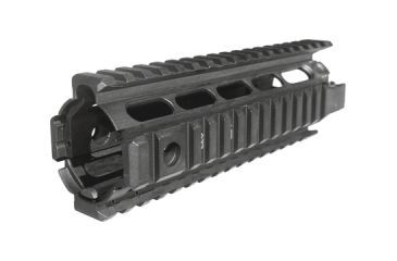 Image of Command Arms Accessories Picatinny Quad Rail Fits AR15/M16 Aluminum Black Oxide Finish XM4S