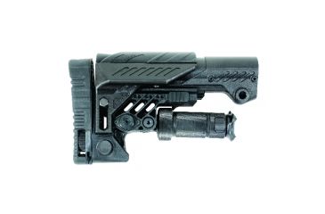 Image of Command Arms Accessories Sharp Shooting Fixed Buttstock w/ Leg For AK47 Milled Receiver, Black MARS