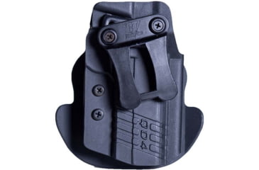 Image of Comp-Tac QD Kydex IWB/OWB Belt Holster, Glock 9/40/357/ MandP 9/40/357/ Walther PPQ/M2, Ambidextrous Hand, Black, C57950001NBKN