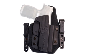 Image of Comp-Tac C916SS263RBSN Sport-TAC Appendix Carry Black Kydex/Leather IWB Sig P365
