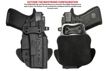 Image of Comp-Tac Dual Concealment IWB Holster, Springfield Echelon, Right Hand, Black, C669SF416LBKN