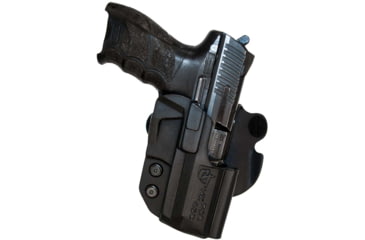 Image of Comp-Tac Paddle OWB Kydex Holster, Sig - P320/RX/P250 Compact 9mm/40, Right Hand, Black, C212SS188RBKF