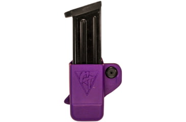 Image of Comp-Tac Single Magazine Pouch W/ Belt Clip, Size 23 - HK P30, P30L, VP9, VP40, P2000, UPS .40/9 Steel, Left Hand, Kydex Purple, C62123000LPUN