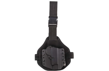 Image of High Speed Gear Warrior Combo Single Point Drop Leg Holster, Glock 19 Gen 1 - 4, Right Hand, Black, 23051RBK