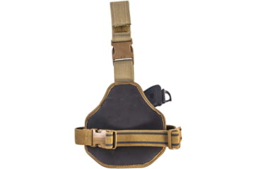 Image of Comp-Tac Single-Point Drop Leg Warrior Kydex Holster Combo, Right Hand, Glock 19 Gen 1-4, Coyote Brown, 23051RCB