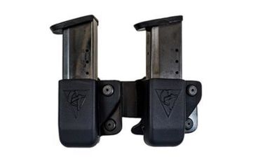 Image of Comp-Tac Twin Magazine Pouch W/ Belt Clip, Black - C62310000NBKN