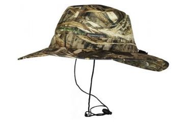 Image of Compass 360 Mens RainTek Waterproof Camo Bucket Hat, Realtree MAX-5, One Size TT63101-95